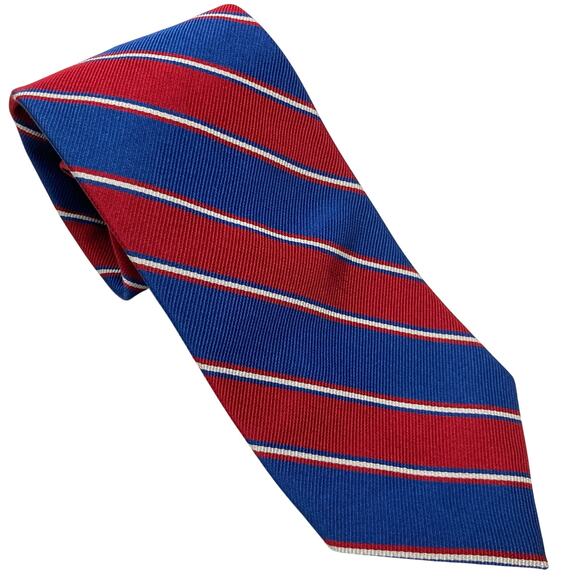 Brooks Brothers 346 Other - Brooks Brothers 346 Slim Blue & Red Silk Striped Repp Tie Preppy Ivy Gift Office